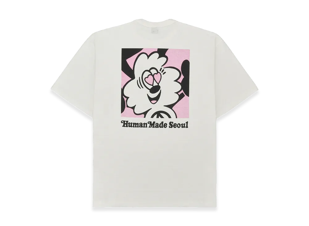 HUMAN MADE x Verdy Graphic T-Shirt Seoul Store Exclusive "White"