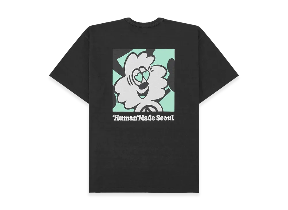 HUMAN MADE x Verdy Graphic T-Shirt Seoul Store Exclusive "Black"