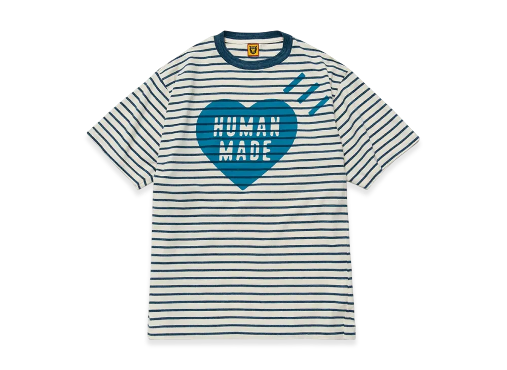 HUMAN MADE Border T-Shirt "Navy"
