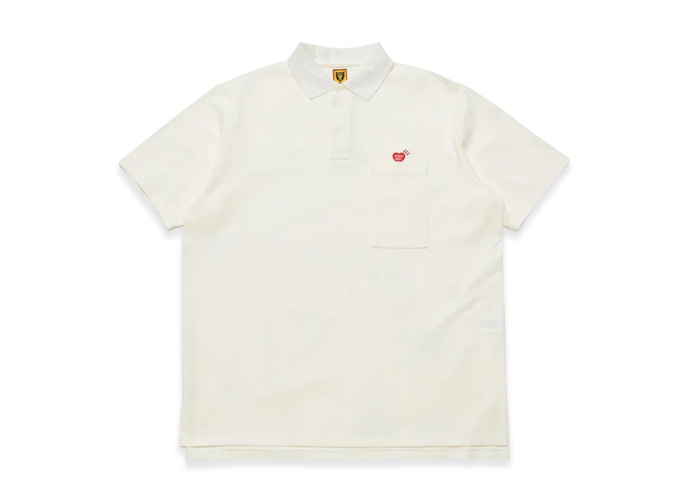 HUMAN MADE Big Polo Shirt "White"