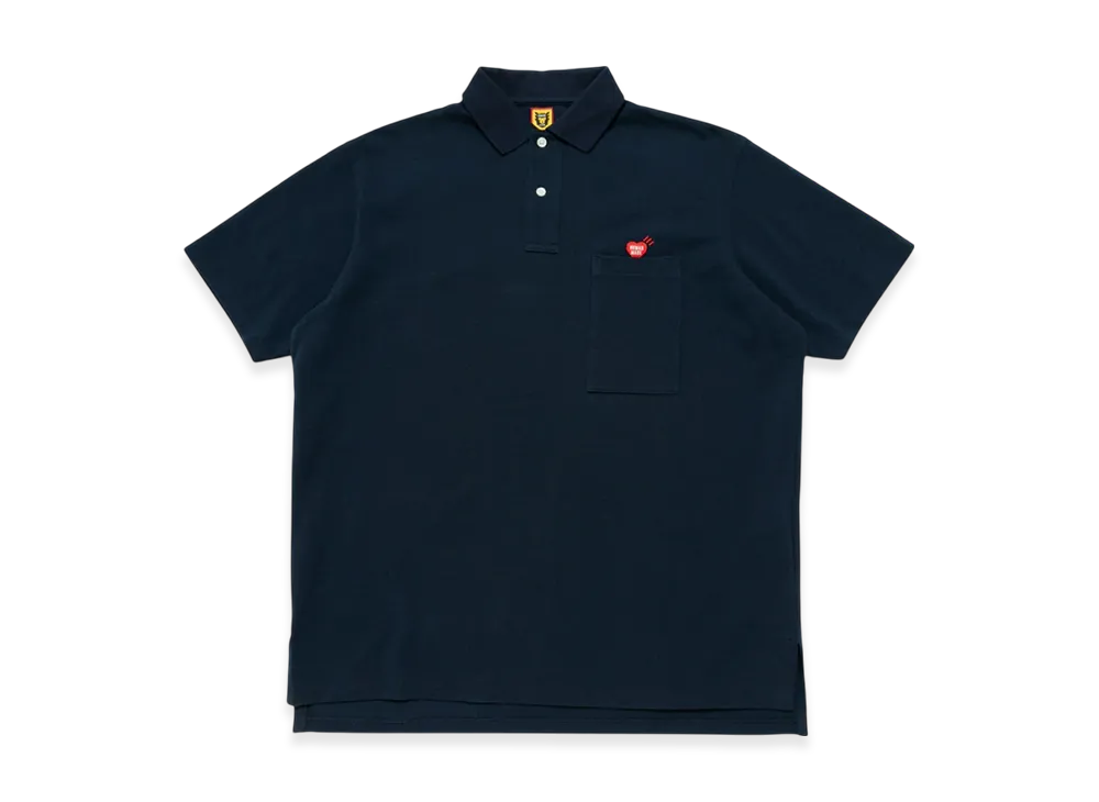 HUMAN MADE Big Polo Shirt "Navy"