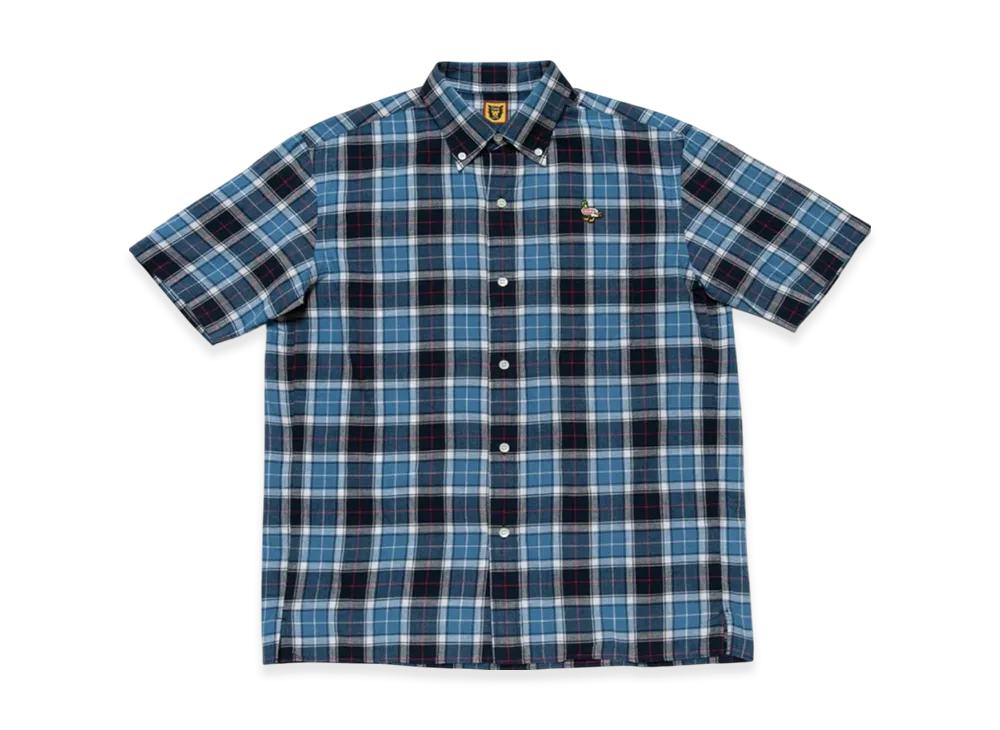 HUMAN MADE Check B.D S/S Shirt "Blue"