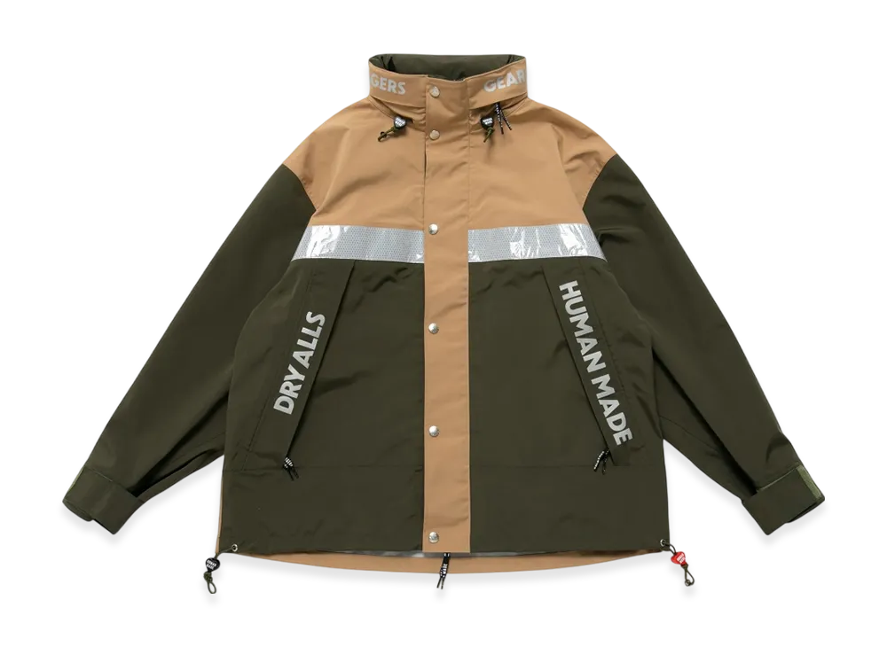HUMAN MADE Rain Parka "Beige/Olive"