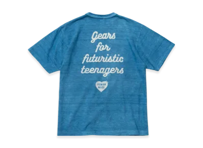 HUMAN MADE Navy Heart Badge T-Shirt "Indigo"