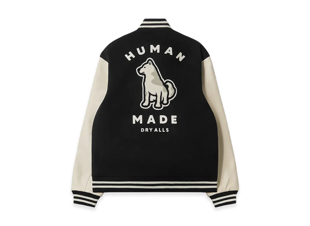 HUMAN MADE Graphic Varsity Jacket Seoul Store Exclusive "Black"