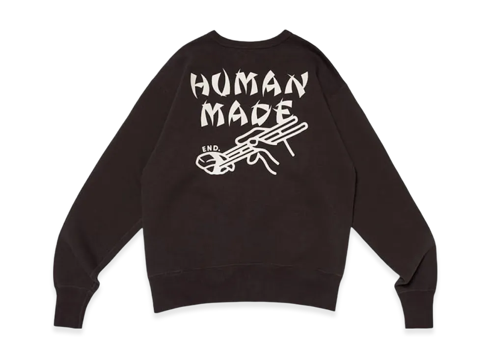 HUMAN MADE x END. Sushi Sweatshirt "Black"