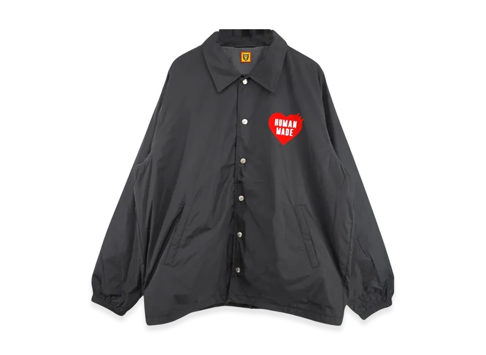 HUMAN MADE Logo Classic Coach Jacket "Black"