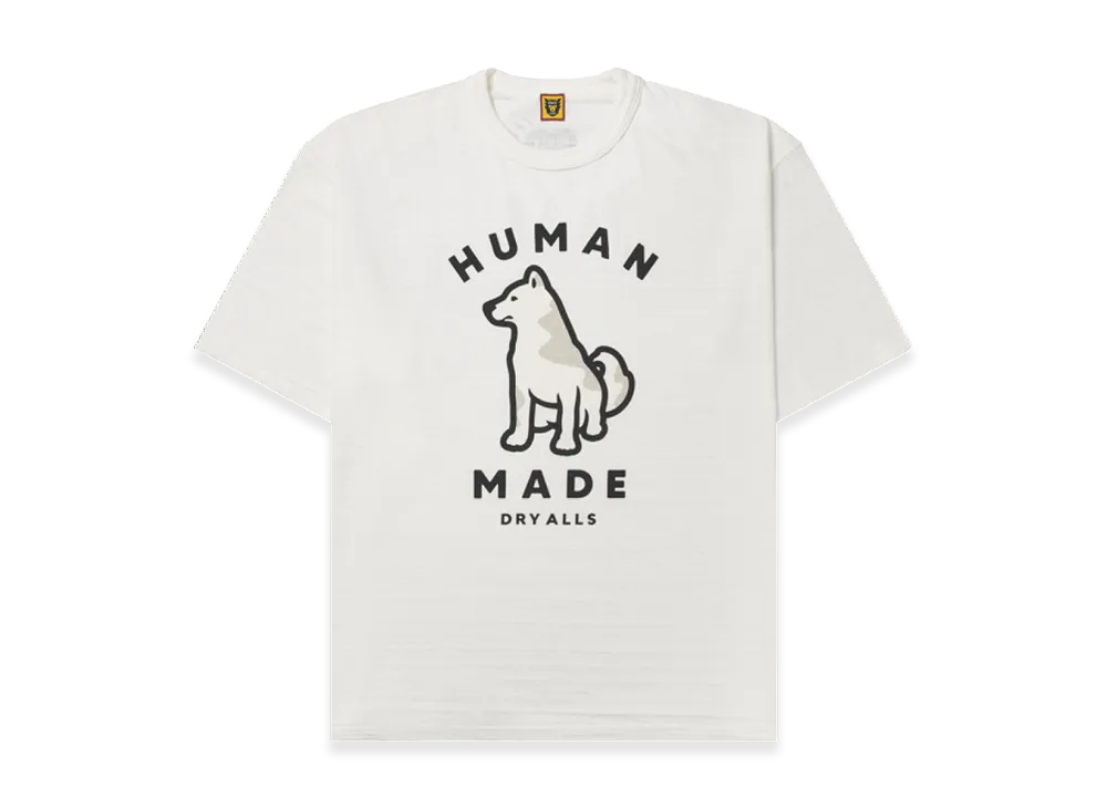 HUMAN MADE Worksout 20th Anniversary Jindo Dog Graphic T-Shirt "White"
