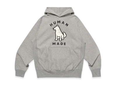 HUMAN MADE Worksout 20th Anniversary Jindo Dog Heavy Weight Hoodie "Grey"