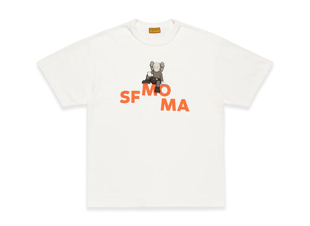HUMAN MADE x KAWS x SFMOMA Tee "White"