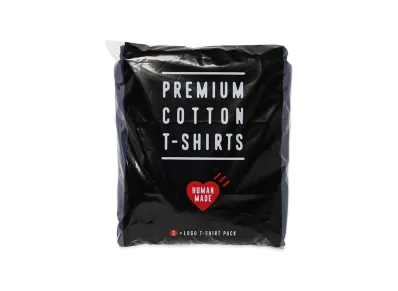 HUMAN MADE 3-Pack T-Shirt Set "Navy"