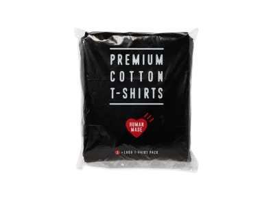 HUMAN MADE 3-Pack T-Shirt Set "Black"