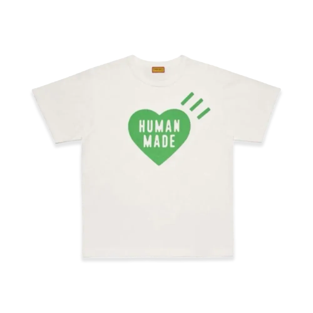 HUMAN MADE Heart T-Shirt Kyoto 1928 Store Limited "White" HM31TE052