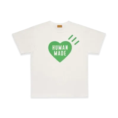 HUMAN MADE Heart T-Shirt Kyoto 1928 Store Limited "White" HM31TE052