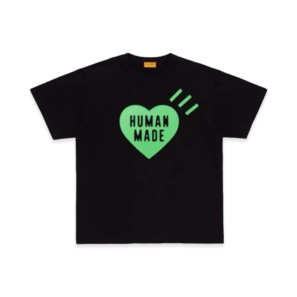 HUMAN MADE Heart T-Shirt Kyoto 1928 Store Limited "Black" HM31TE052