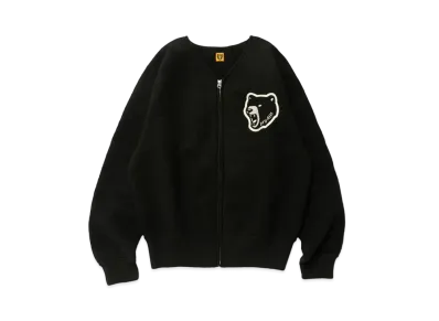 HUMAN MADE WOOL CARDIGAN "Black"