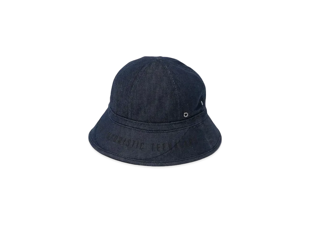 HUMAN MADE ROUND DENIM BUCKET HAT "Indigo" HM24GD022