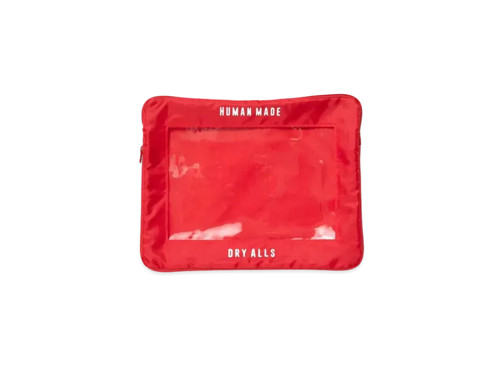 HUMAN MADE TRAVEL CASE LARGE "Red"