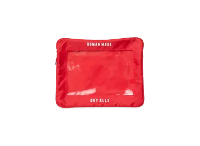 HUMAN MADE TRAVEL CASE LARGE "Red"