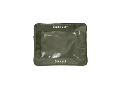 HUMAN MADE TRAVEL CASE LARGE "Olive Drab"