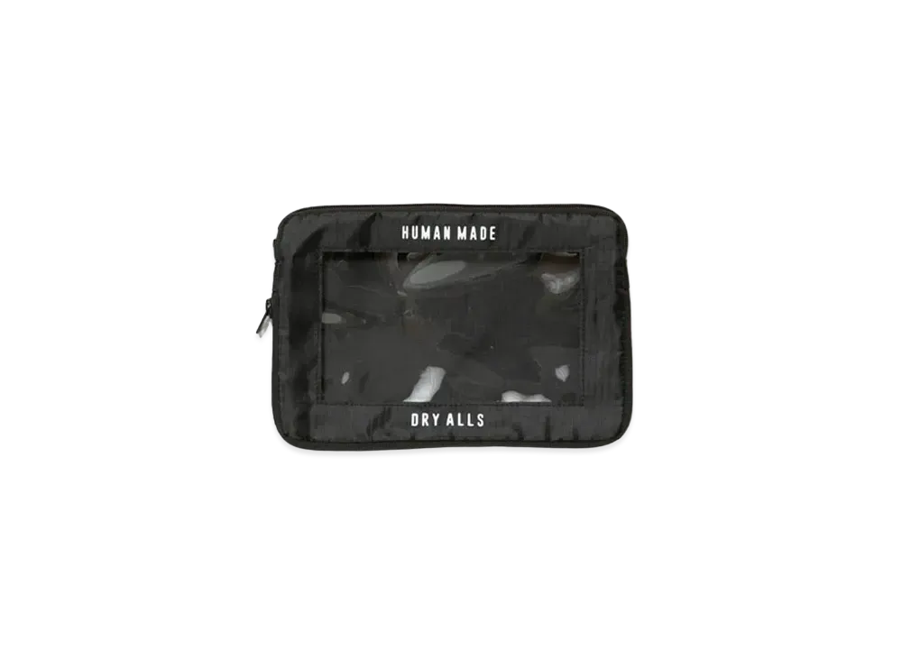 HUMAN MADE TRAVEL CASE MEDIUM "Black"