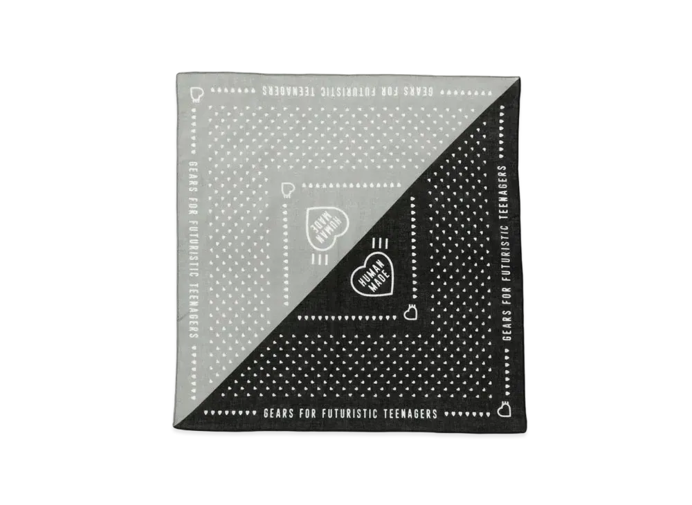 HUMAN MADE MONTHLY BANDANA NOVEMBER "Grey"