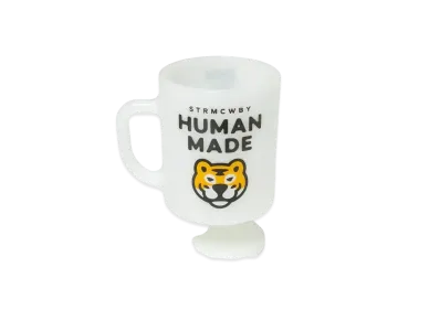 HUMAN MADE GLASS PEDESTAL MUG "White"