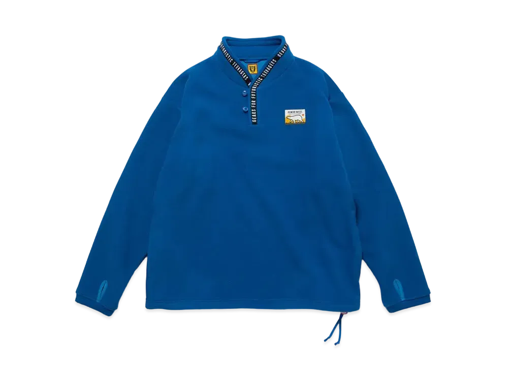 HUMAN MADE FLEECE STAND COLLAR PULLOVER "Blue"