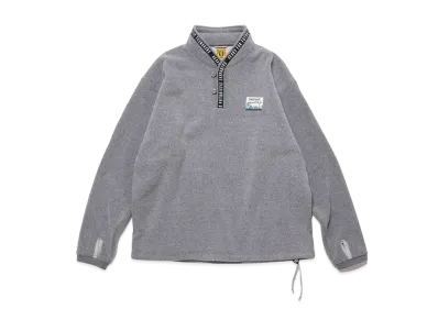 HUMAN MADE FLEECE STAND COLLAR PULLOVER "White"