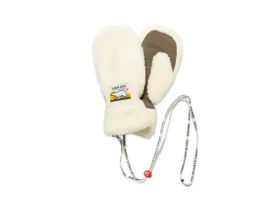 HUMAN MADE BOA FLEECE MITTEN "White"