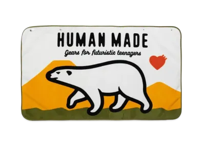 HUMAN MADE FLEECE BLANKET "Olive Drab"