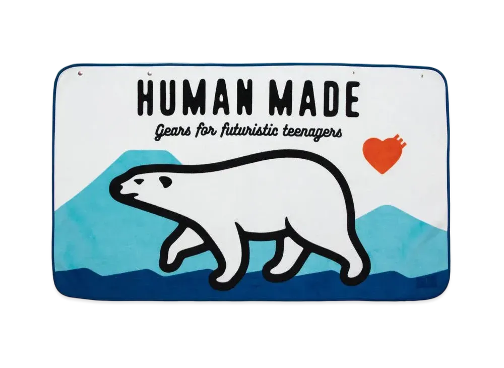 HUMAN MADE FLEECE BLANKET "Navy"