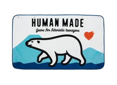 HUMAN MADE FLEECE BLANKET "Navy"