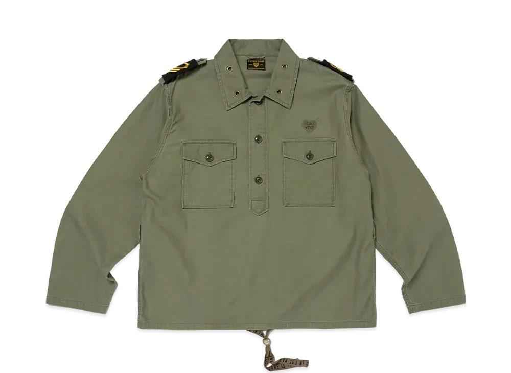 HUMAN MADE Pullover Shirt "Olive Drab"