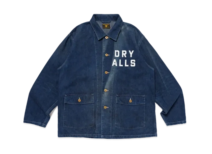 HUMAN MADE - KAWS DENIM COVERALL JACKET HUMAN MADE x KAWS HUMAN MADE - KAWS DENIM COVERALL JACKET HUMAN MADE x KAWS