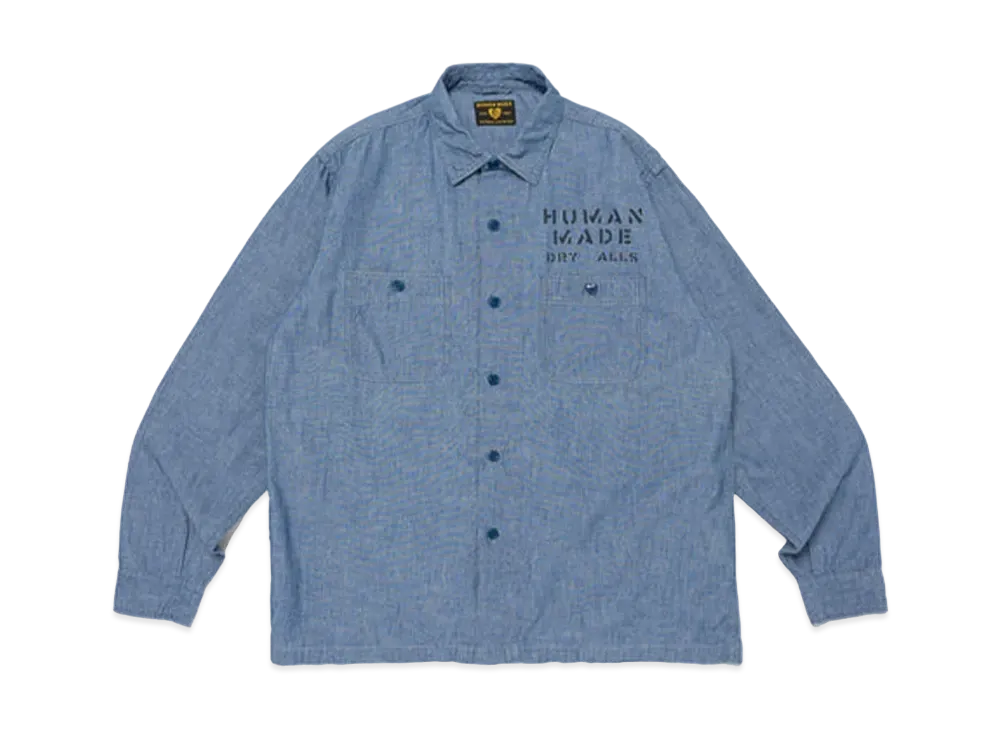 HUMAN MADE Military Chambray Shirt "Indigo"