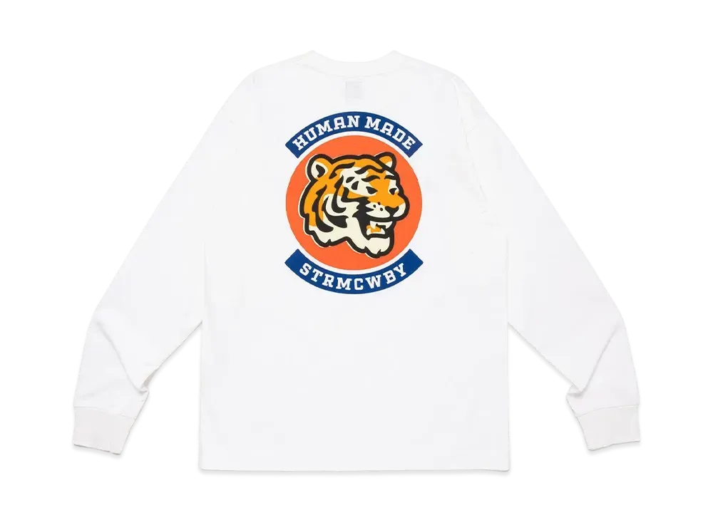 HUMAN MADE Graphic L/S T-Shirt "White"