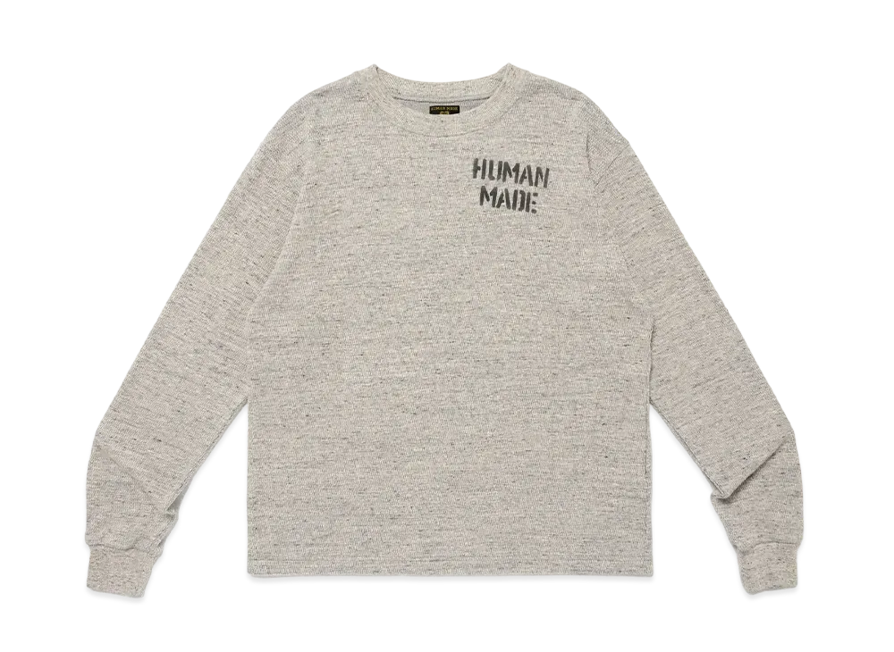 HUMAN MADE Thermal L/S T-Shirt "Gray"
