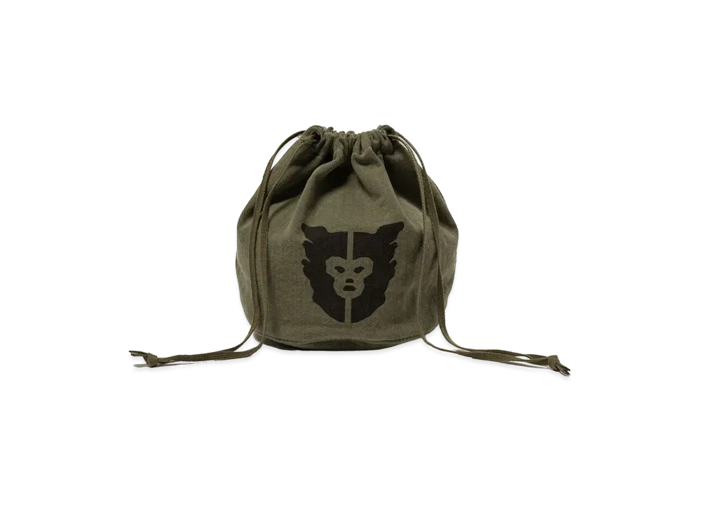 HUMAN MADE Drawstring Bag "Olive Drab"