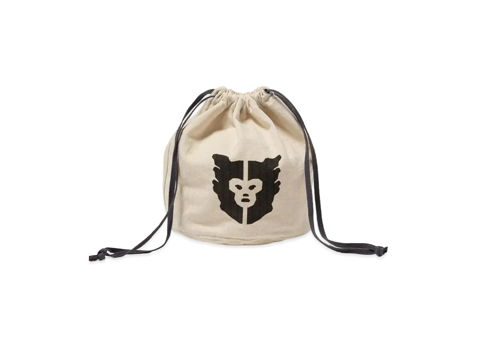 HUMAN MADE Drawstring Bag "White"