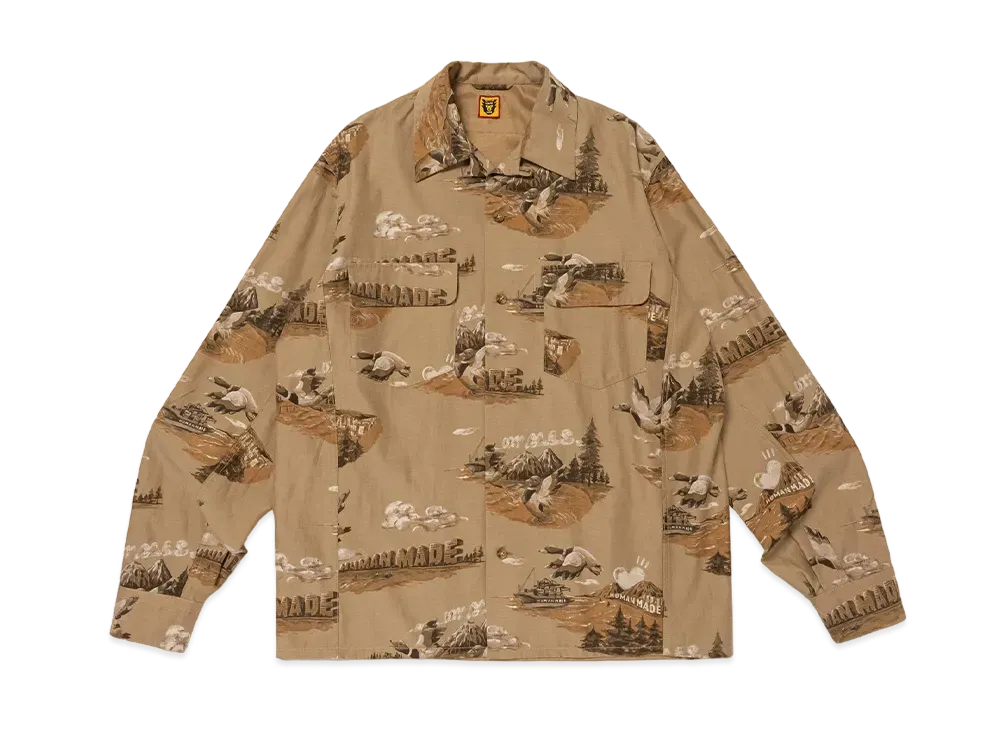HUMAN MADE Printed Shirt "Beige"