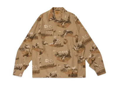 HUMAN MADE Printed Shirt "Beige"