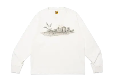 HUMAN MADE Graphic L/S T-Shirt "White"