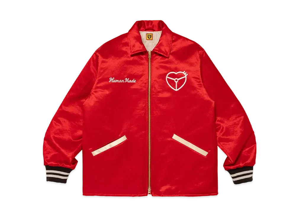 HUMAN MADE Satin Jacket "Red"