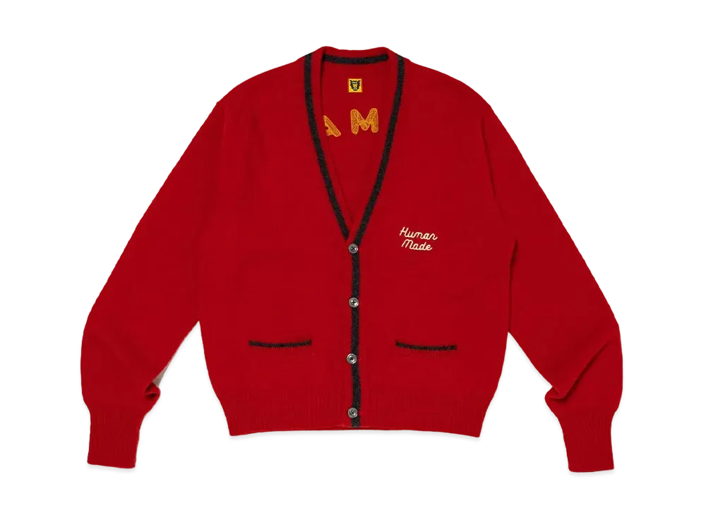 HUMAN MADE Car Club Cardigan "Red"