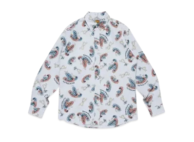 HUMAN MADE Paisley Bd Shirt "Blue"