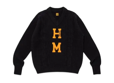 HUMAN MADE V-Neck Knit Sweater "Black"