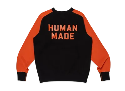 HUMAN MADE Colorblock Tsuriami Sweatshirt "Black"