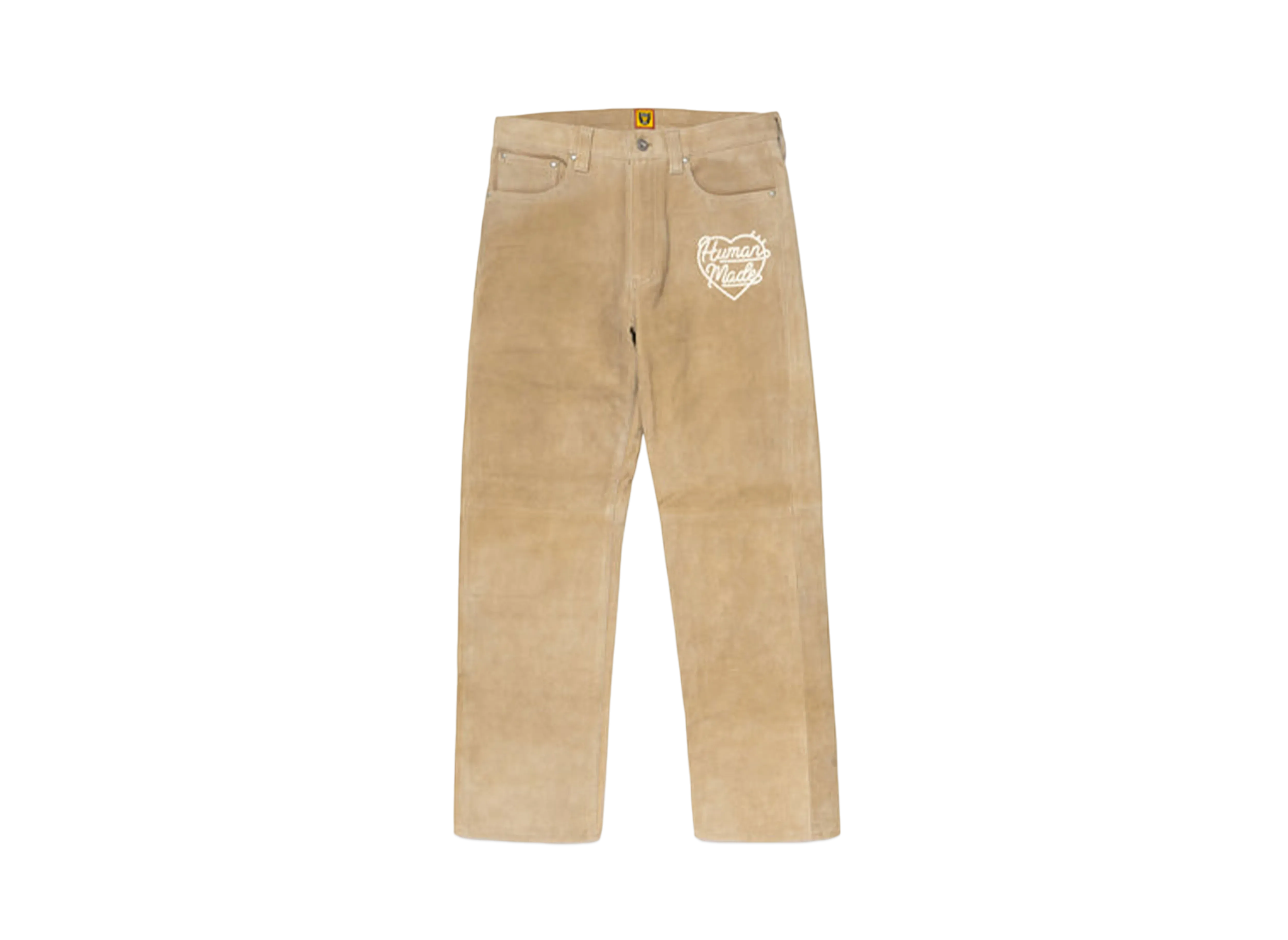 HUMAN MADE Suede Leather Pants "Beige"