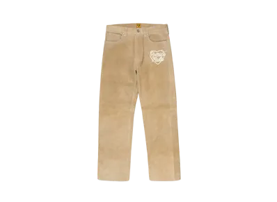 HUMAN MADE Suede Leather Pants "Beige"